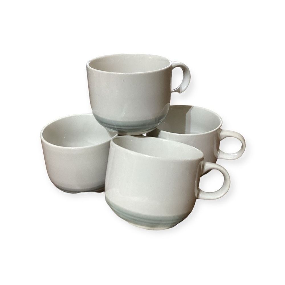 Vintage Genuine Stoneware Japan Set of 4 Mugs